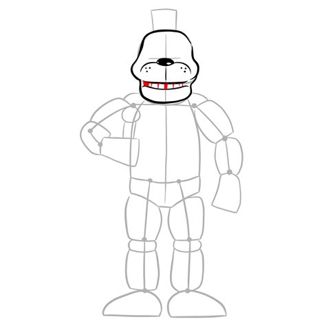 How To Draw Freddy Fazbear Fnaf Sketchok