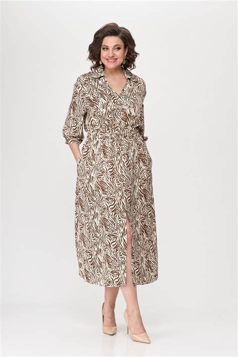 Платье 715 1 коричневый Bonna Image купить в интернет магазине Велесмода