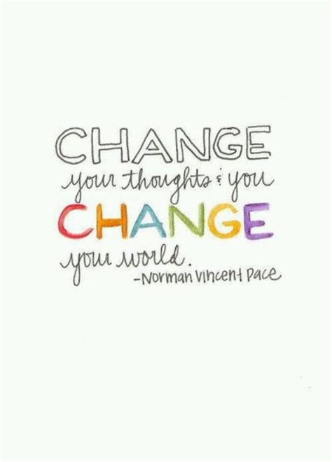 Change Your Thoughts Quotes Pinterest