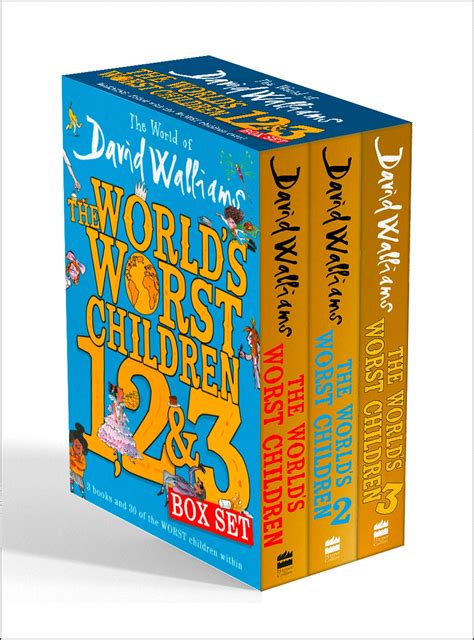 David Walliams The Worlds Worst Children 1 2 And 3 Collection Box Set