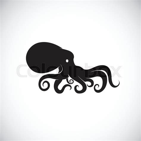 Vector Image Of An Octopus On White Stock Vector Colourbox
