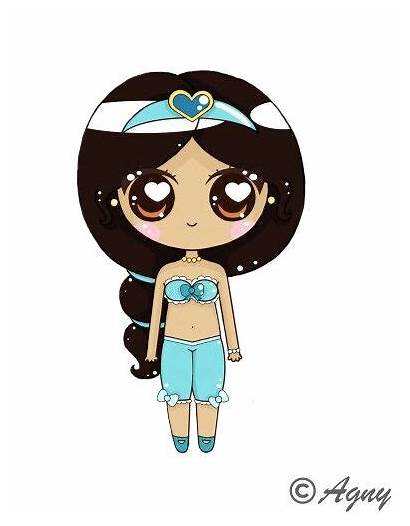Kawaii Jasmine Disney Princess Chibi Drawings Deviantart