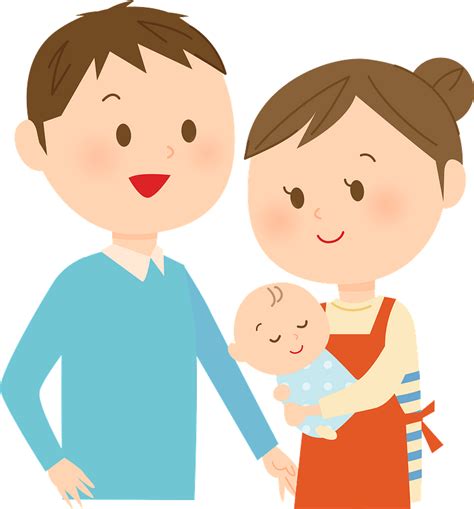 Father And Baby Clipart