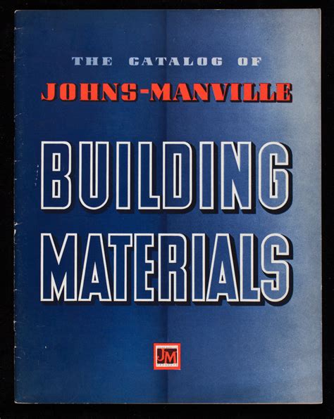 Catalog Of Johns Manville Building Materials Johns Manville Corp 22