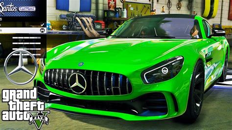 Gta V 🚗 Mercedes Benz Amg Gt R 2017 ☢ Extreme Graphics Youtube