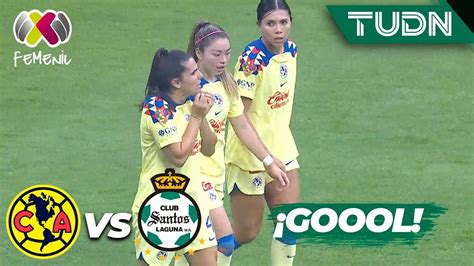 DOBLETE Ana Katty cierra la pinza América 1 0 Santos AP2023 Liga