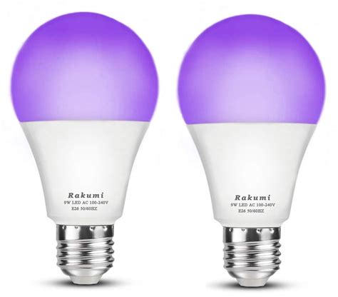 Buy Rakumi Led Black Light Bulb9w A19 Uv Blacklight Bulbsuva Level