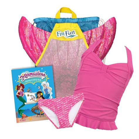Waverlees Malibu Pink Mermaid Essentials T Bundle Fin Fun Mermaid