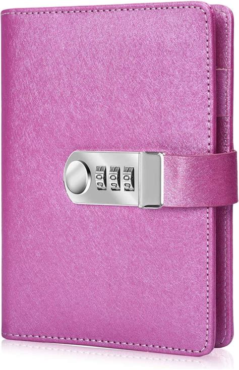 arrlsdb password diary with lock pu leather combination lock diary combination