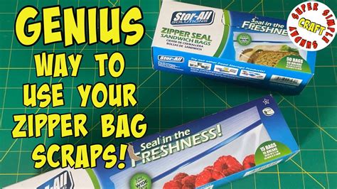 Zip Through Your Plastic Bag Scraps Simple Scrap Craft You Can Use😀