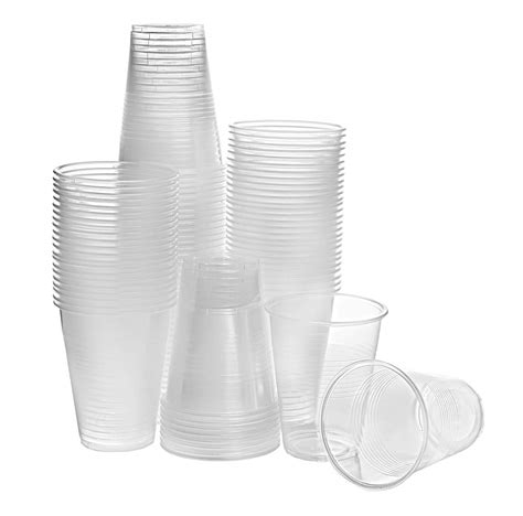 Tashibox 12 Oz Clear Plastic Cups Disposable Cold Drink Party Cups 200 Buy Online In United