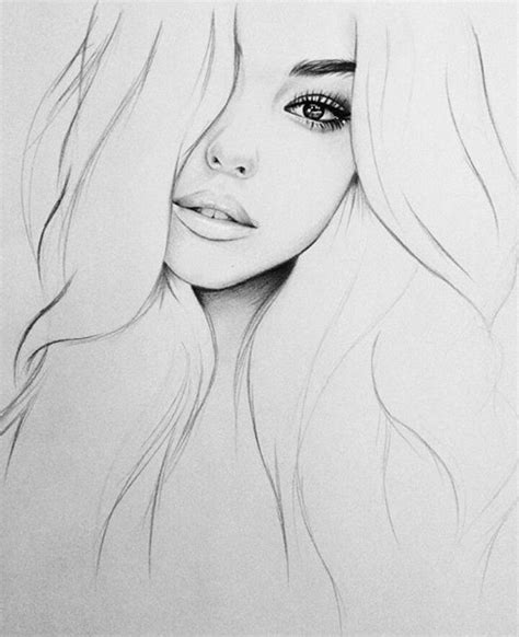 Beautiful Girl Drawing Art Sketches Realistic Drawings Pencil Art