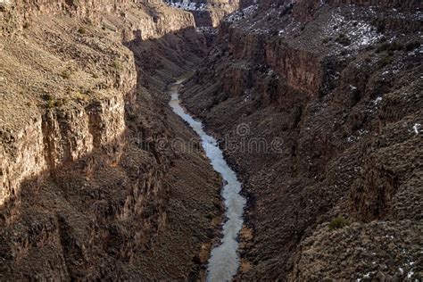 Rio Grand Gorge Bridge Taos New Mexico Stock Image Image Of Canyon