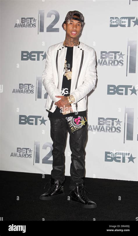 Tyga The Bet Awards 2012 Press Room Los Angeles California 0107
