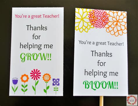 Free Teacher Appreciation Printable Cards
