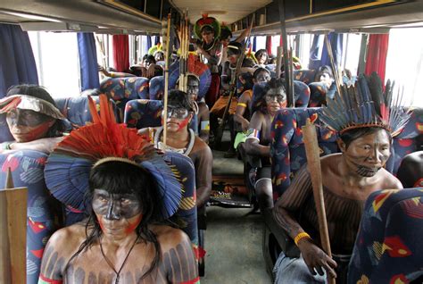 Indigenous Brazilians Protest Dam Photos The Big Picture