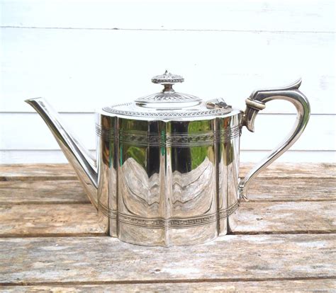 Silver Plated Teapot By James Dixon And Sons Sheffield England Epbm