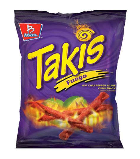 Takis Fuego Hot Chili Pepper & Lime Tortilla Chips - 4oz (113.4g png image