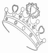 Ausmalbilder Kronen Malvorlage Crowns sketch template