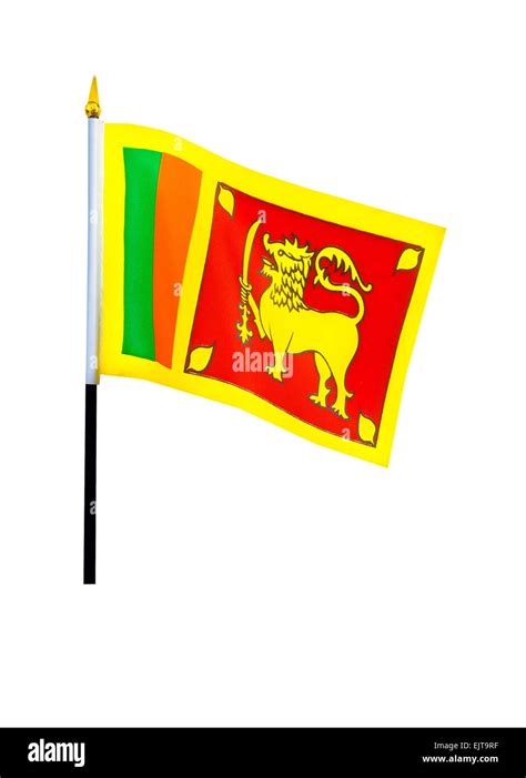 Sri Lankan National Flag Stock Photo Alamy