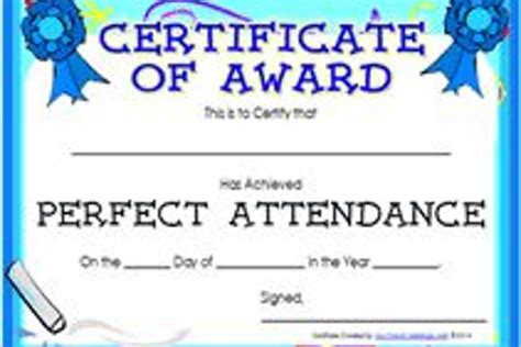 18 Attendance Certificate Templates Free Word Psd Formats