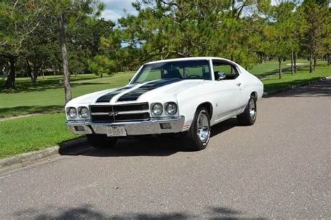1970 Chevrolet Chevelle Ss 23242 Miles White Coupe 454 Manual For Sale