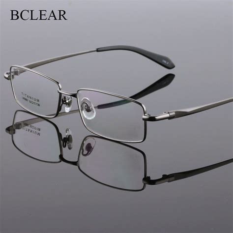 Bclear Full Rim Pure Titanium Eyeglasses Frame For Men Optical Glasses Frame Prescription