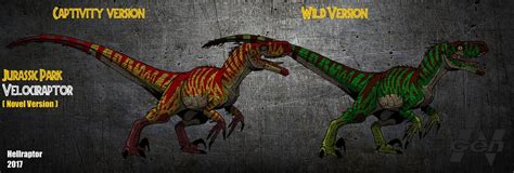 Jurassic Park Novel Velociraptor New Art By Hellraptorstudios