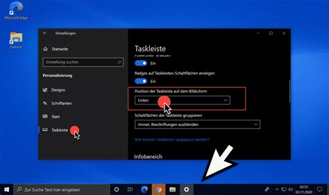 Position Der Taskleiste Festlegen Bei Windows 10 Windows Faq