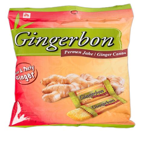 Agel Gingerbon Sweet Ginger Candy 125g Candy Bags Lulu Ksa