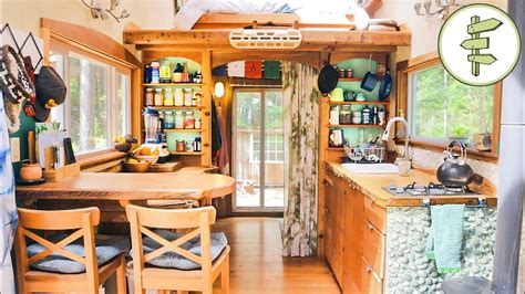 Woman Living In A Cozy 22 Long Tiny House For 5 Years Full Tour