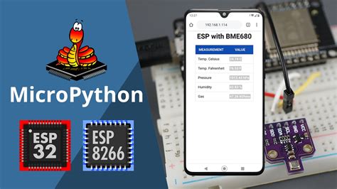 Micropython Esp32esp8266 Bme680 Web Server Weather Station Random