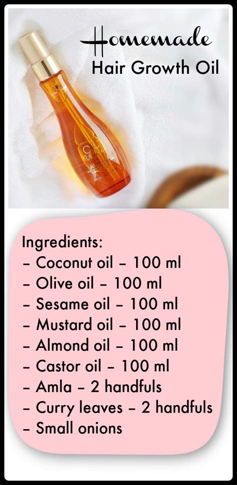 How To Make Hair Growth Oil How To Make Hair Oil For Thick Lustrous