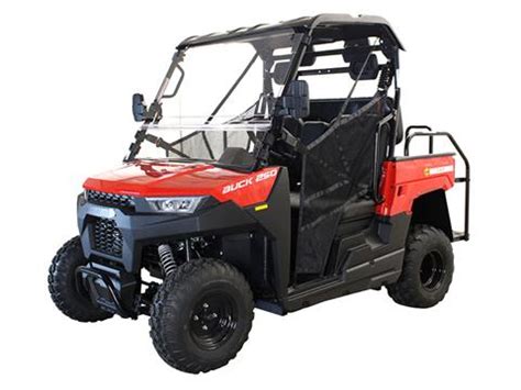 New 2022 Massimo Buck 250X Golf Utility Vehicles In Kalispell MT Red