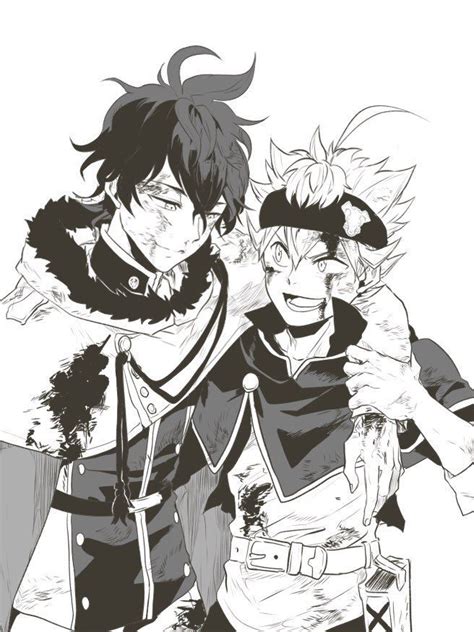 Asta And Yuno Drawing Coloring And Drawing