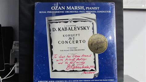 Kabalevsky No 2 Concerto Ozan Marsh Sealed Lp P14254 Ebay