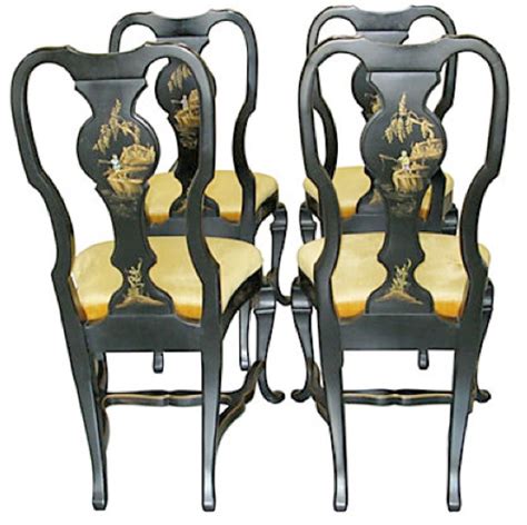 Chinoiserie Queen Anne Chairs