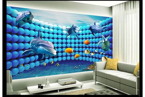 Customzed 3d Wallpaper 3d Kids Wallpaper Underwater