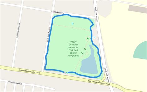 Freddy Gonzalez Memorial Park And Splash Playground Walking And Running