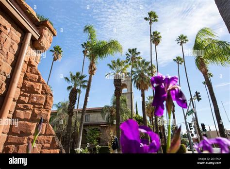 Daytime View Of The Historic Skyline Of Downtown Riverside California