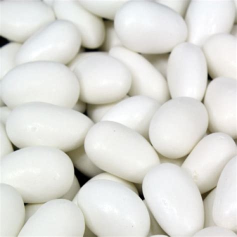 White Candy Coated Almonds Sugarbird Wedding Favours