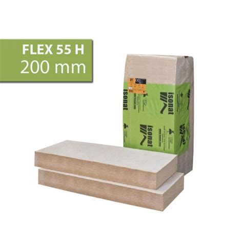 ISONAT FLEX55 PLUS L58 Panneau fibre de bois 200mm format : 580x1220 au ...