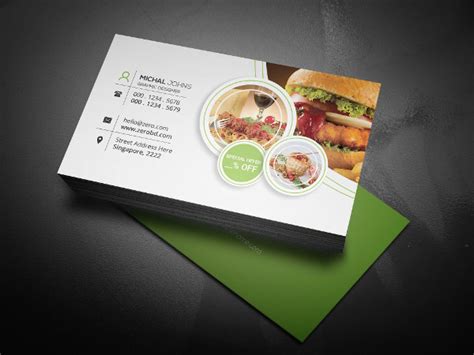25 Restaurant Business Card Templates Free And Premium Download