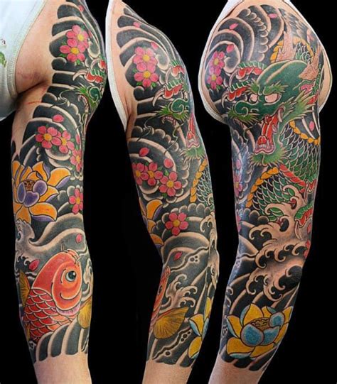 Top 121 Japanese Sleeve Tattoo Ideas [2021 Inspiration Guide] Sleeve Tattoos Japanese