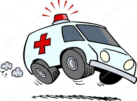 Cartoon Emergency Car — Stock Vector © Ronleishman 13979749