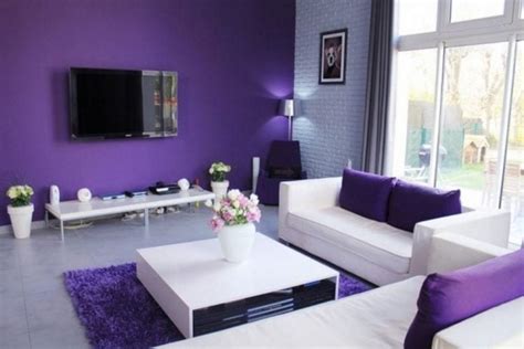 20 Beautiful Purple Living Room Ideas