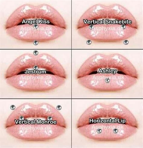 Different Piercings Lip Piercing Names Lip Piercing Face Piercings