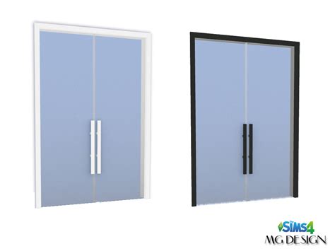 New Glass Door Sims 4 Studio