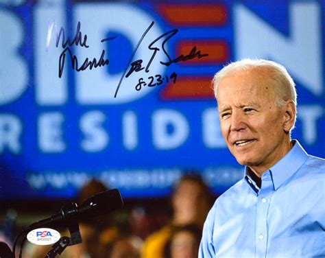 Joe biden memes just got hella meta. Joe Biden Signed 8x10 Photo Inscribed "Thanks" & "8-23-19" (PSA Hologram) | Pristine Auction