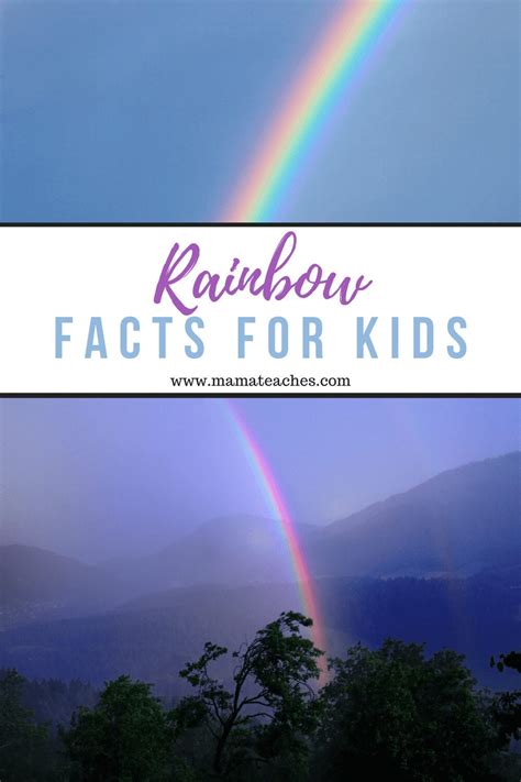 Facts About Rainbows Fun Facts For Kids Mama Teaches